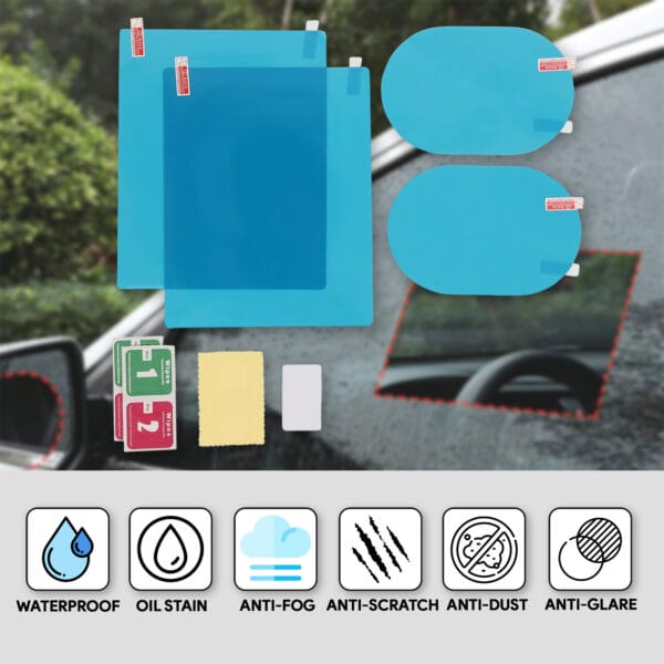 Car Rearview Mirror Films Anti-Rain Fog