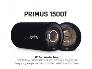 INFINITY 12” Sub Woofer Tube PRIMUS 1500T