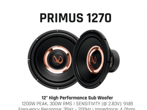 INFINITY  12” Sub Woofer  PRIMUS 1270