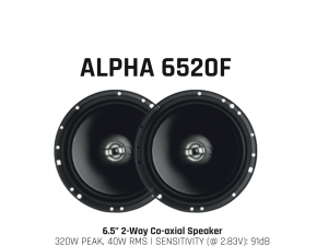 INFINITY  SPEAKERS ALPHA 6520F