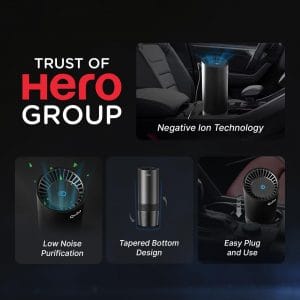 Qubo Car Air Purifier Pro from Hero Group