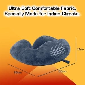 CAR MORE Memory Foam Travel Neck Pillow
