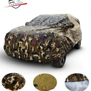 CARMORE – Waterproof Camouflage Military Jungle Print All Weather Resistant Car Cover Compatible With Ameo, Tigor, Zest, Xcent, Amaze, Dezire.