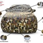 CARMORE – Waterproof Camouflage Military Jungle Print All Weather Resistant Car Cover Compatible With Ameo, Tigor, Zest, Xcent, Amaze, Dezire.