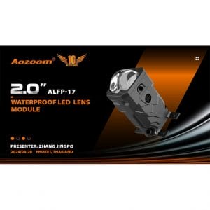 Aozoom FLP 1820 2 Inch Bi-LED Fog Lamp Projector with Waterproof Lens, 5000K, IP67, Low Beam 54W, High Beam 78W