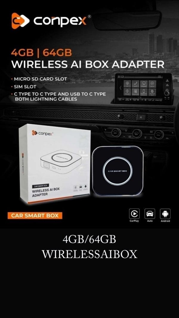 CONPEX CAR SMART BOX 4/64 WIRELESS AI BOX