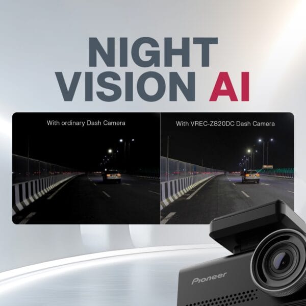 Pioneer VREC-Z820DC Dual-Channel Dash Cam