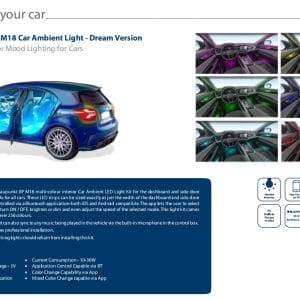 The Blaupunkt CABIN LED LIGHT M18 Car Ambient Light