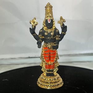 Tirupati Balaji (Venkateswara) Idol – Gold & Silver Plated Every detail of this idol is carefully crafted