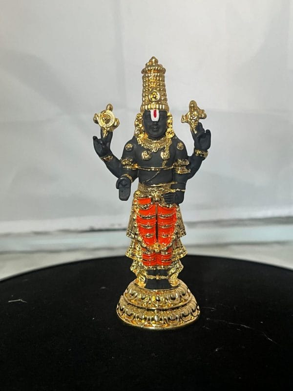 Tirupati Balaji (Venkateswara) Idol – Gold & Silver Plated Every detail of this idol is carefully crafted